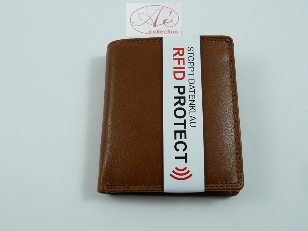 Aé-Collection Minőségi, kisebb méretű bőrpénztárca, RFID védelemmel!